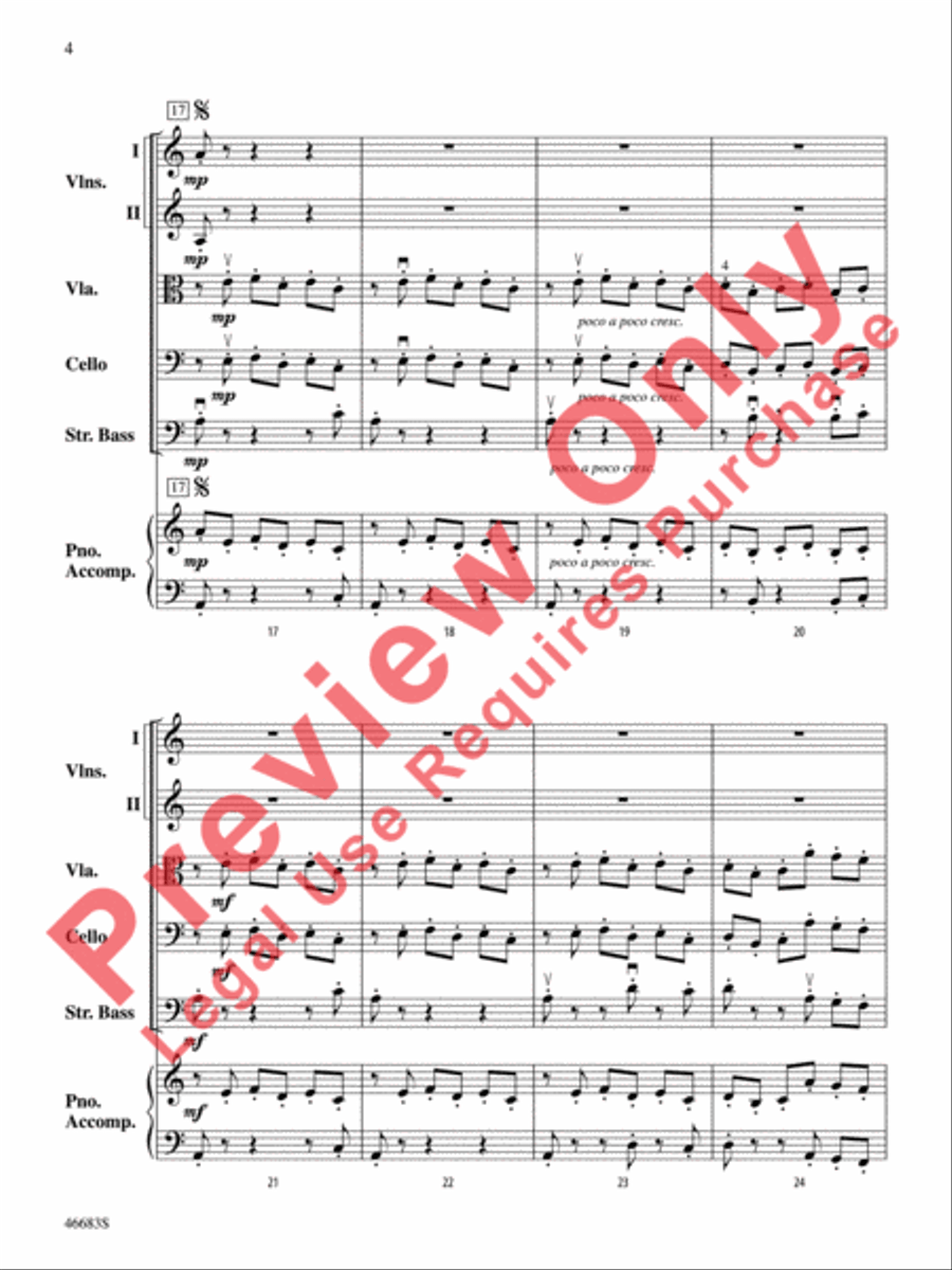 Legend of Asturias String Orchestra scores gallery preview page 5