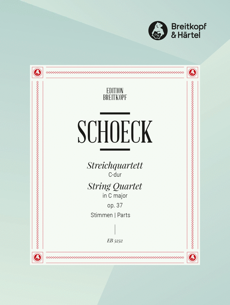 String Quartet in C major Op. 37 String Quartet scores gallery preview page 1