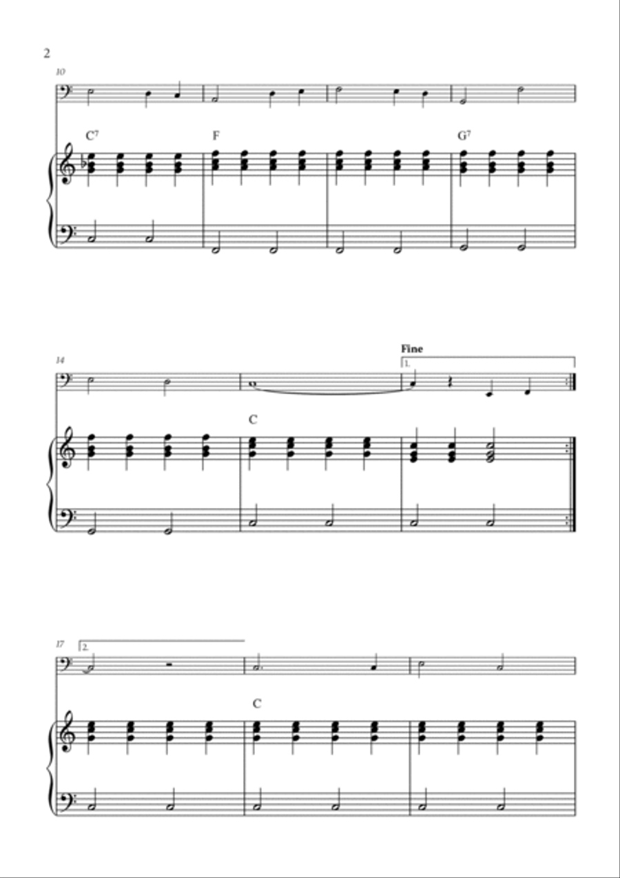 It's A Small World Piano scores gallery preview page 2