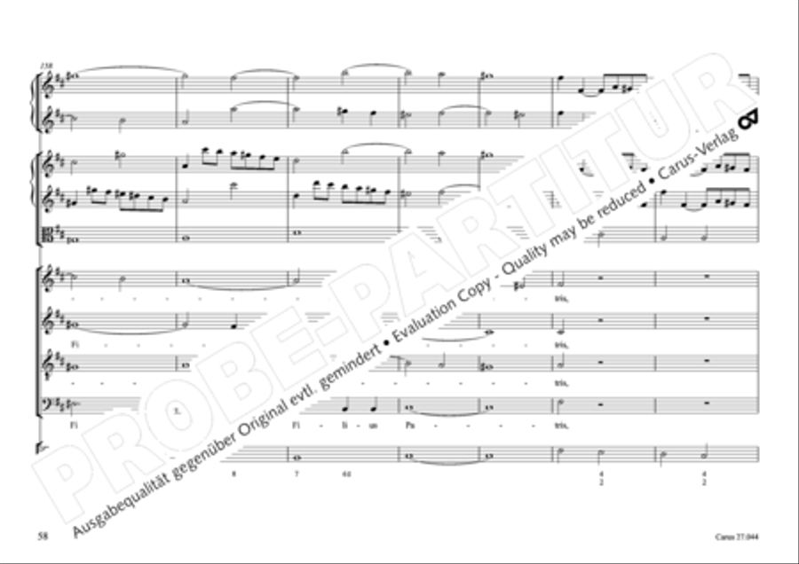 Messa per il Santissimo Natale 4-Part scores gallery preview page 49