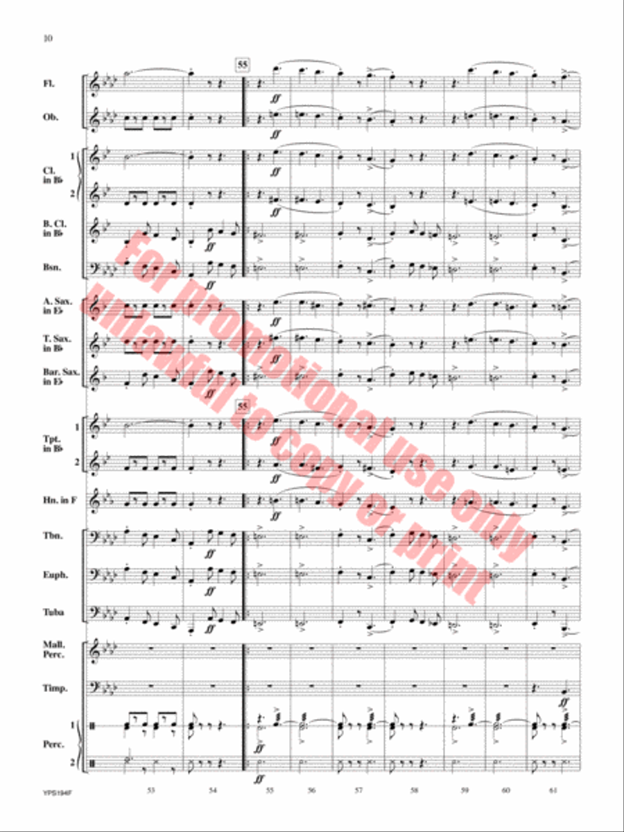Power Power Concert Band scores gallery preview page 11