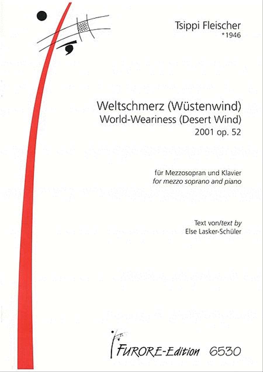 Weltschmerz Wustenwind (World-Weariness-Desert Wind) Voice Solo scores gallery preview page 1