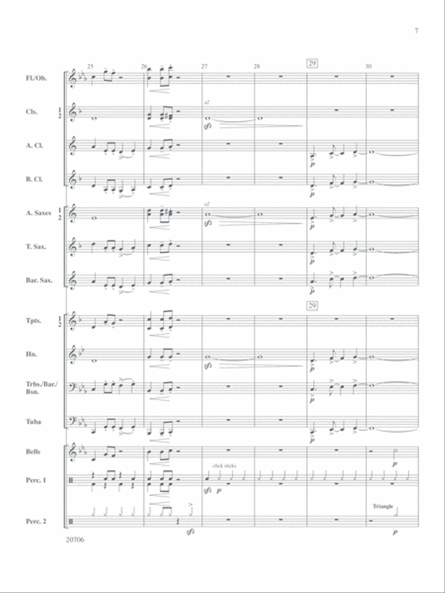 Walkin' Cool: Score Concert Band scores gallery preview page 6