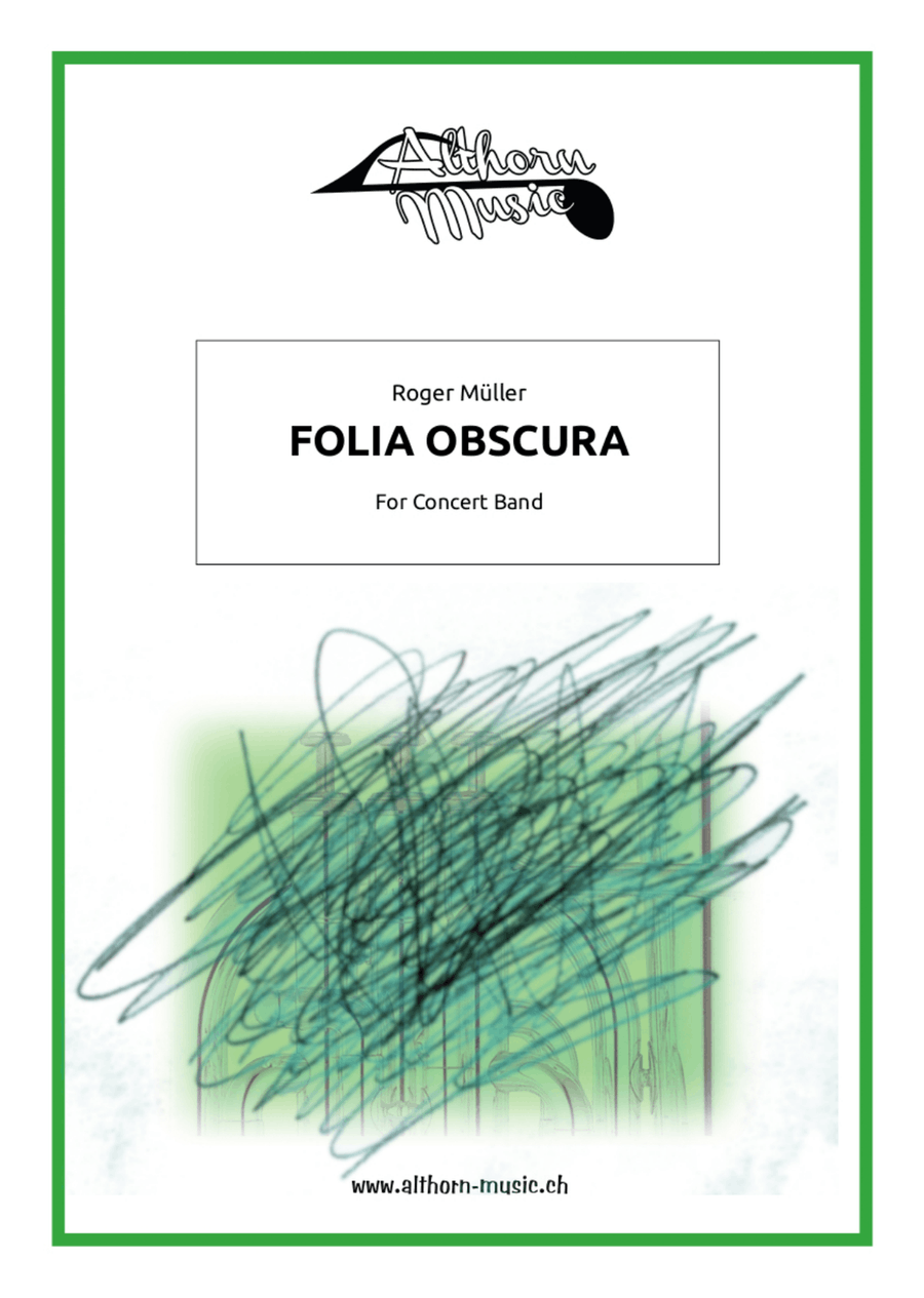 Folia obscura Concert Band scores gallery preview page 1
