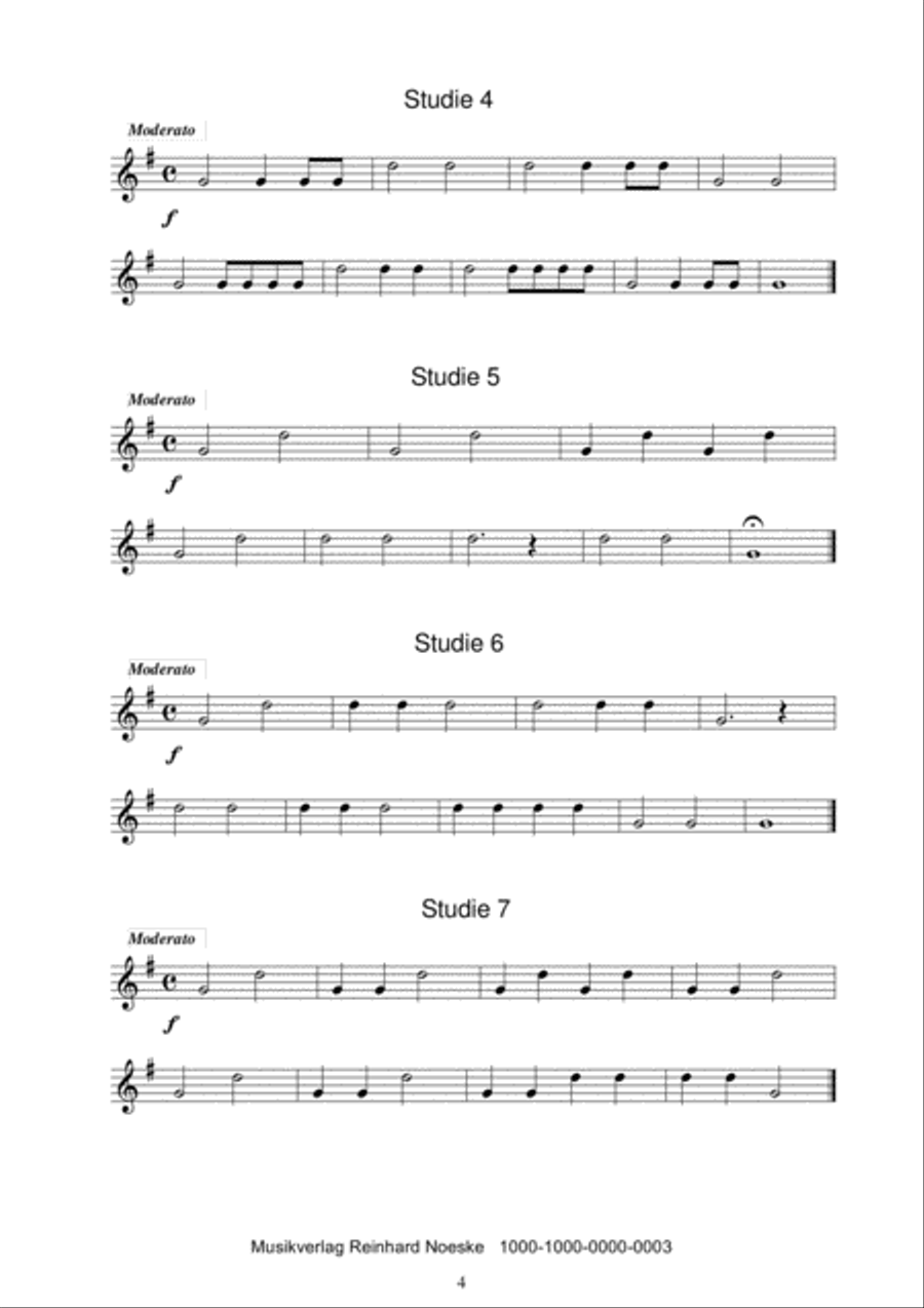 50 Studien für Solo-Blasinstrumente - Ausgabe für Eb-Instrumente (Violinschlüssel) Small Ensemble scores gallery preview page 6