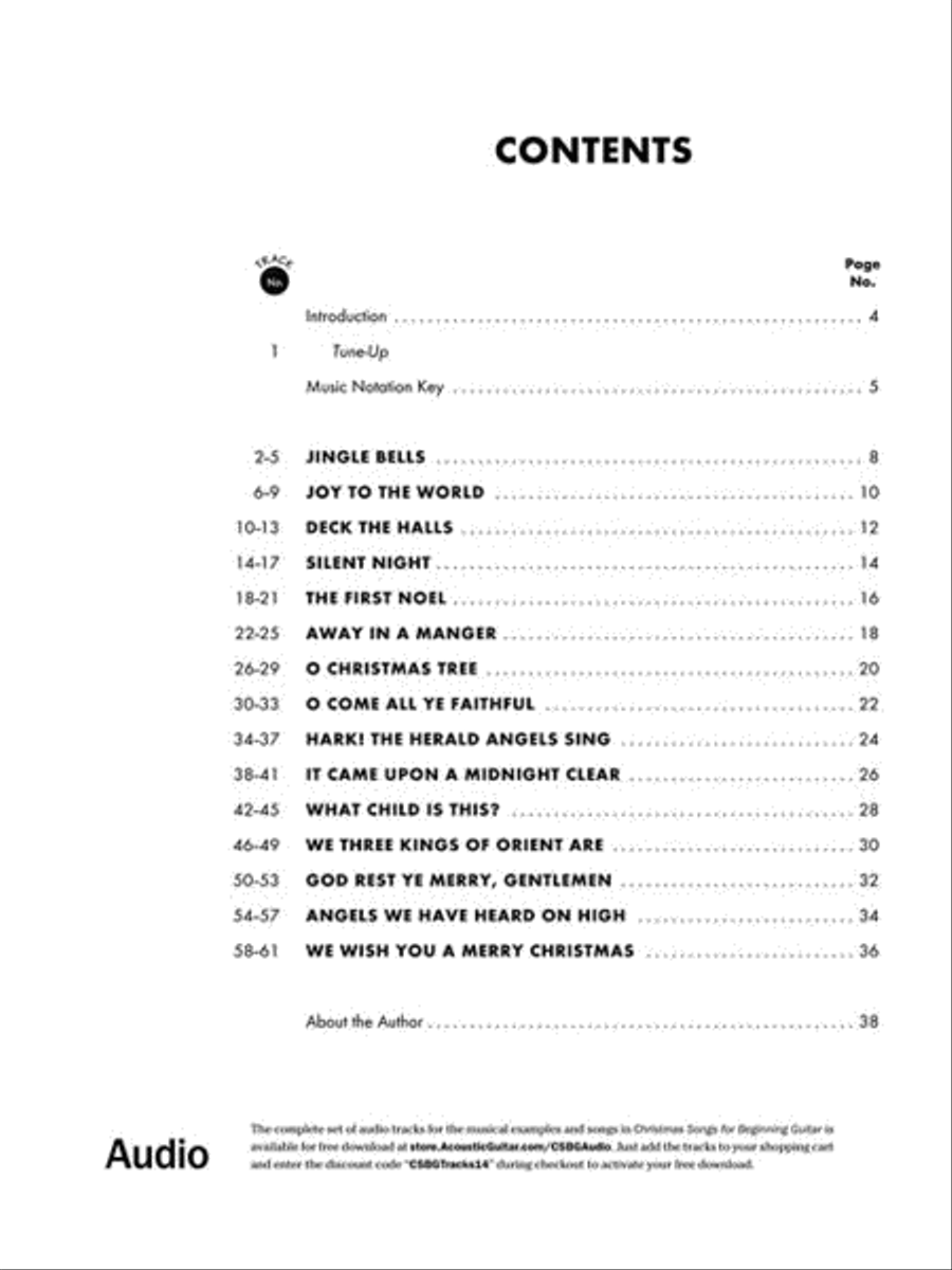 Christmas Songs for Beginning Guitar Acoustic Guitar scores gallery preview page 3
