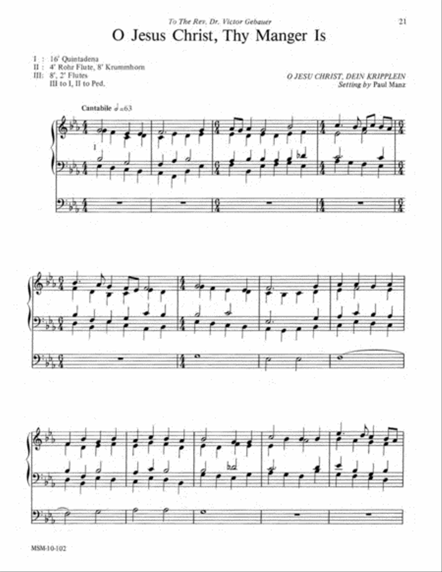 Improvisations for the Christmas Season, Set 3 Organ scores gallery preview page 9