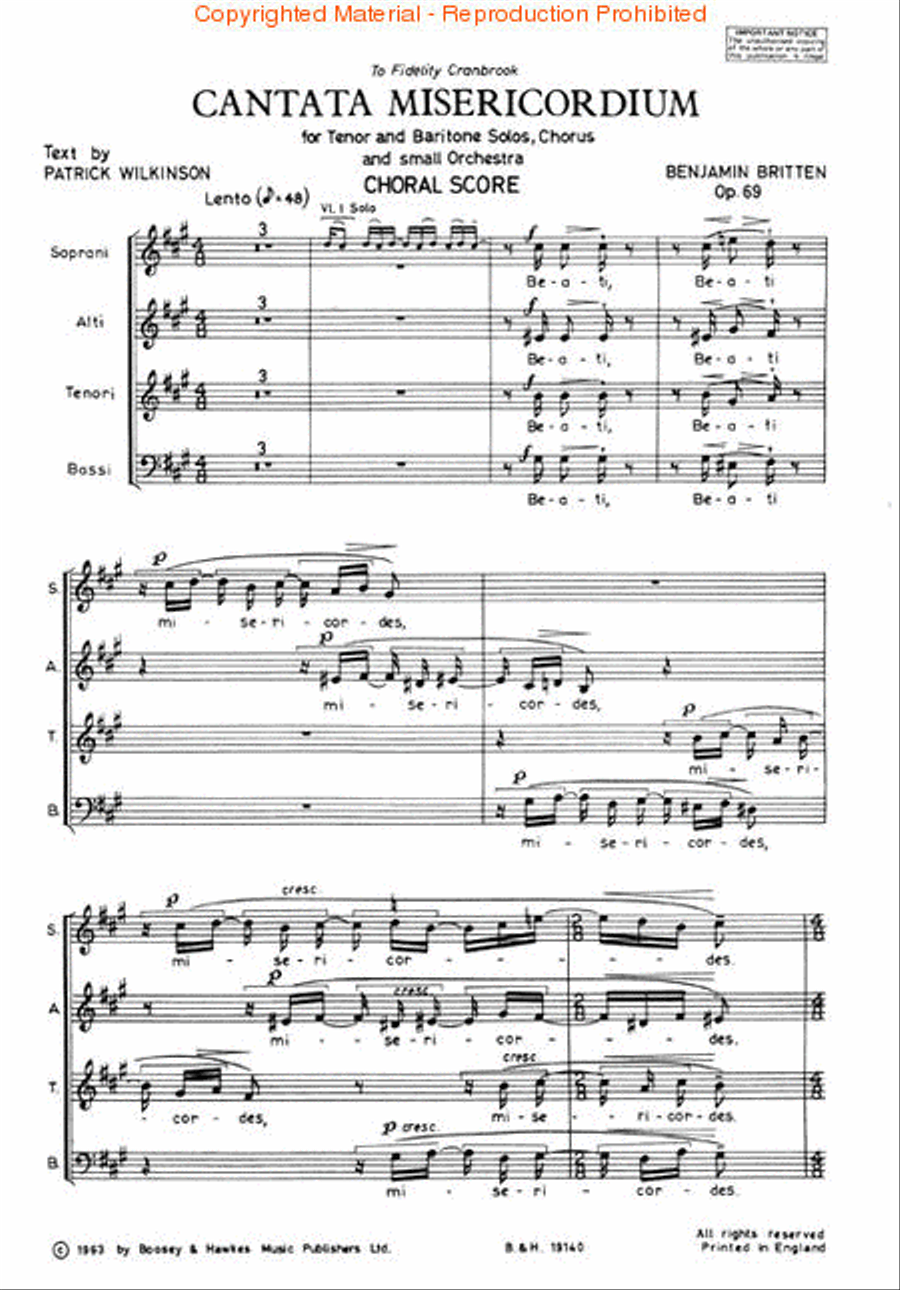 Cantata misericordium, Op. 69 Choir scores gallery preview page 2