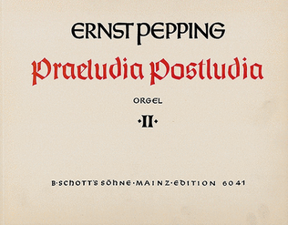 Praeludia Postludia Vol. 2