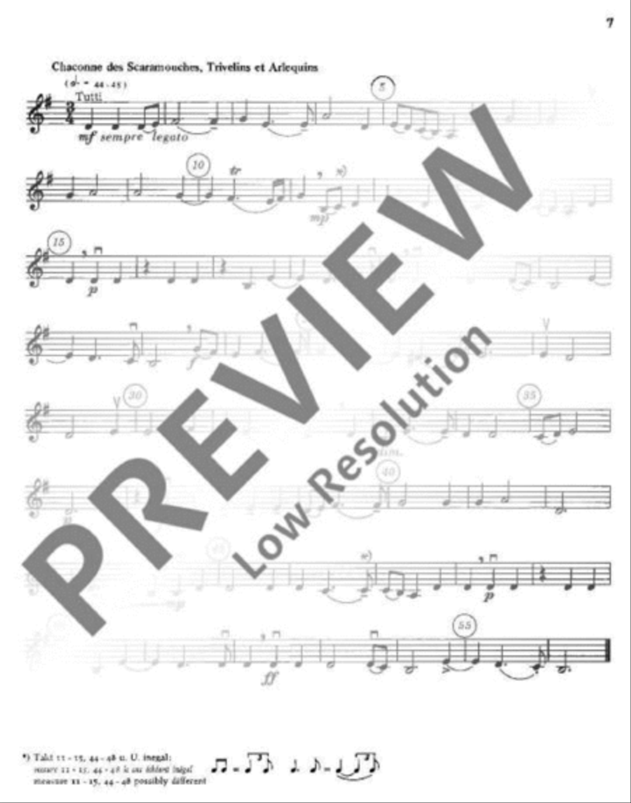 Le Bourgeois Gentilhomme Le Bourgeois Gentilhomme Violin scores gallery preview page 8