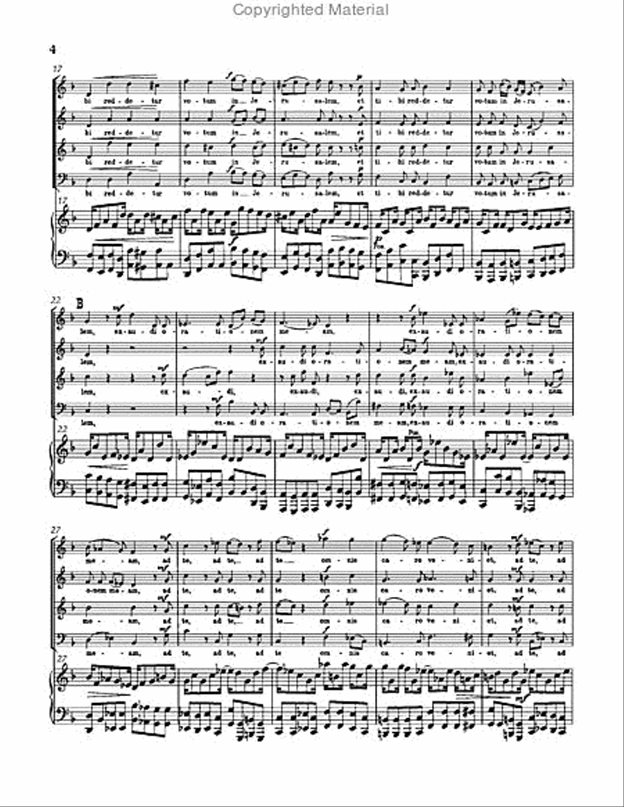 Requiem in D minor, WAB 39 Choir scores gallery preview page 4