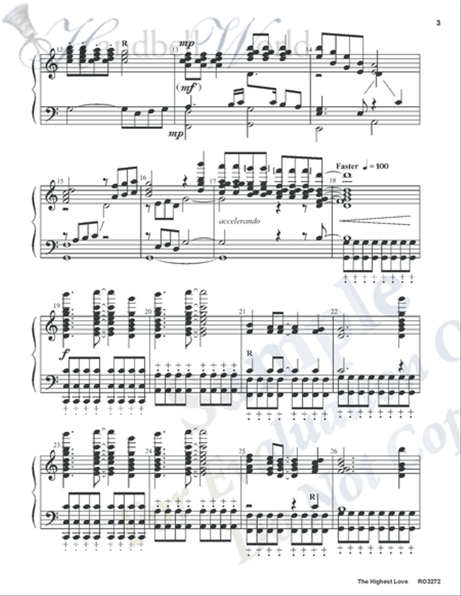 Highest Love Highest Love 5-Octaves scores gallery preview page 6