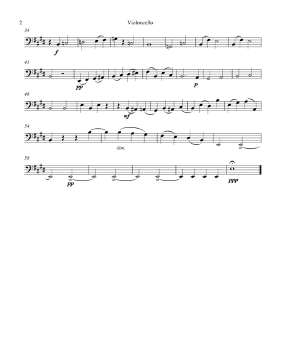 Remembrance String Quartet scores gallery preview page 2