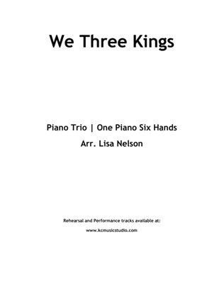 Book cover for We Three Kings | Piano Trio (1 piano, 6 hands) | Intermediate