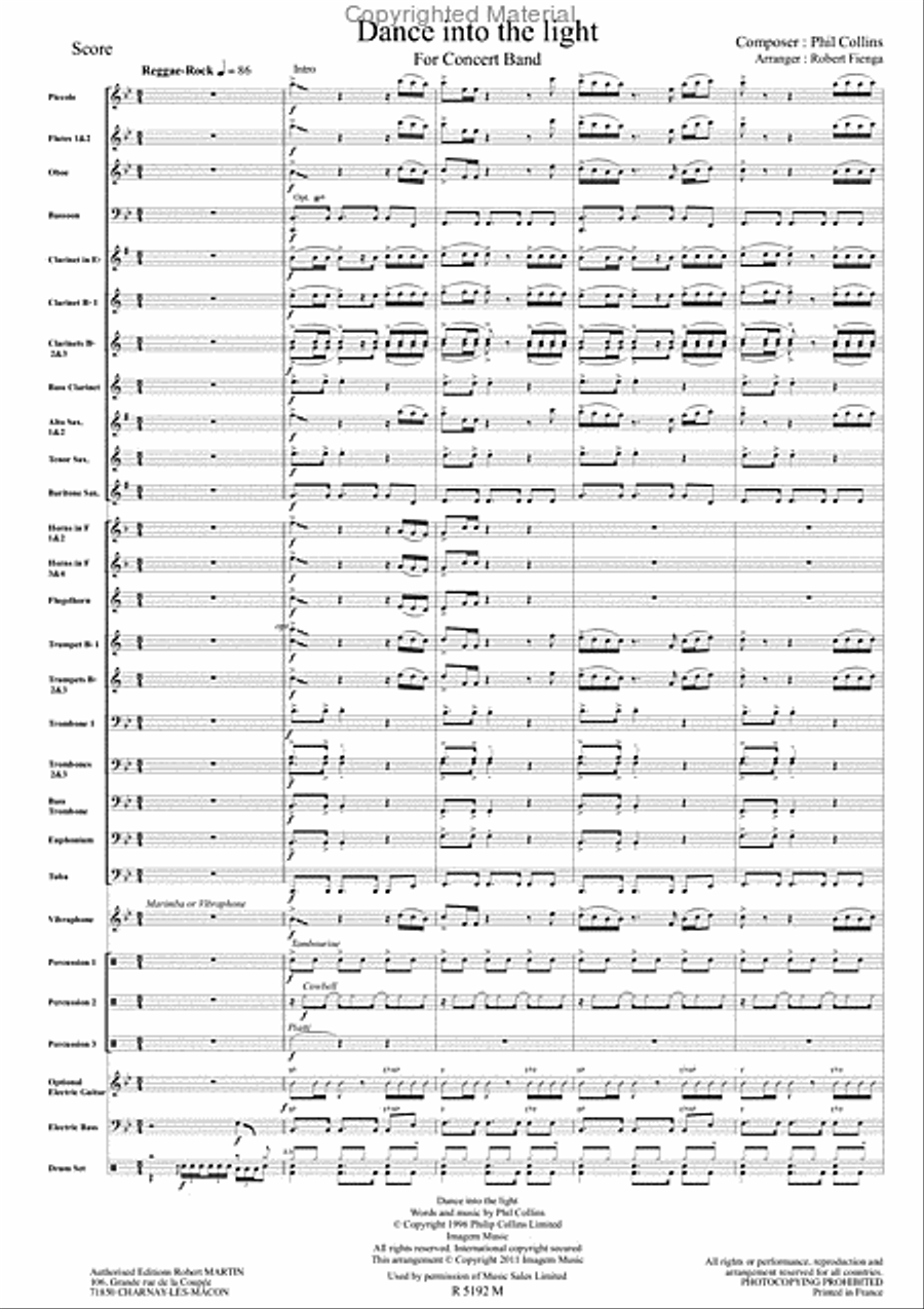 Dance Into The Light Concert Band scores gallery preview page 2