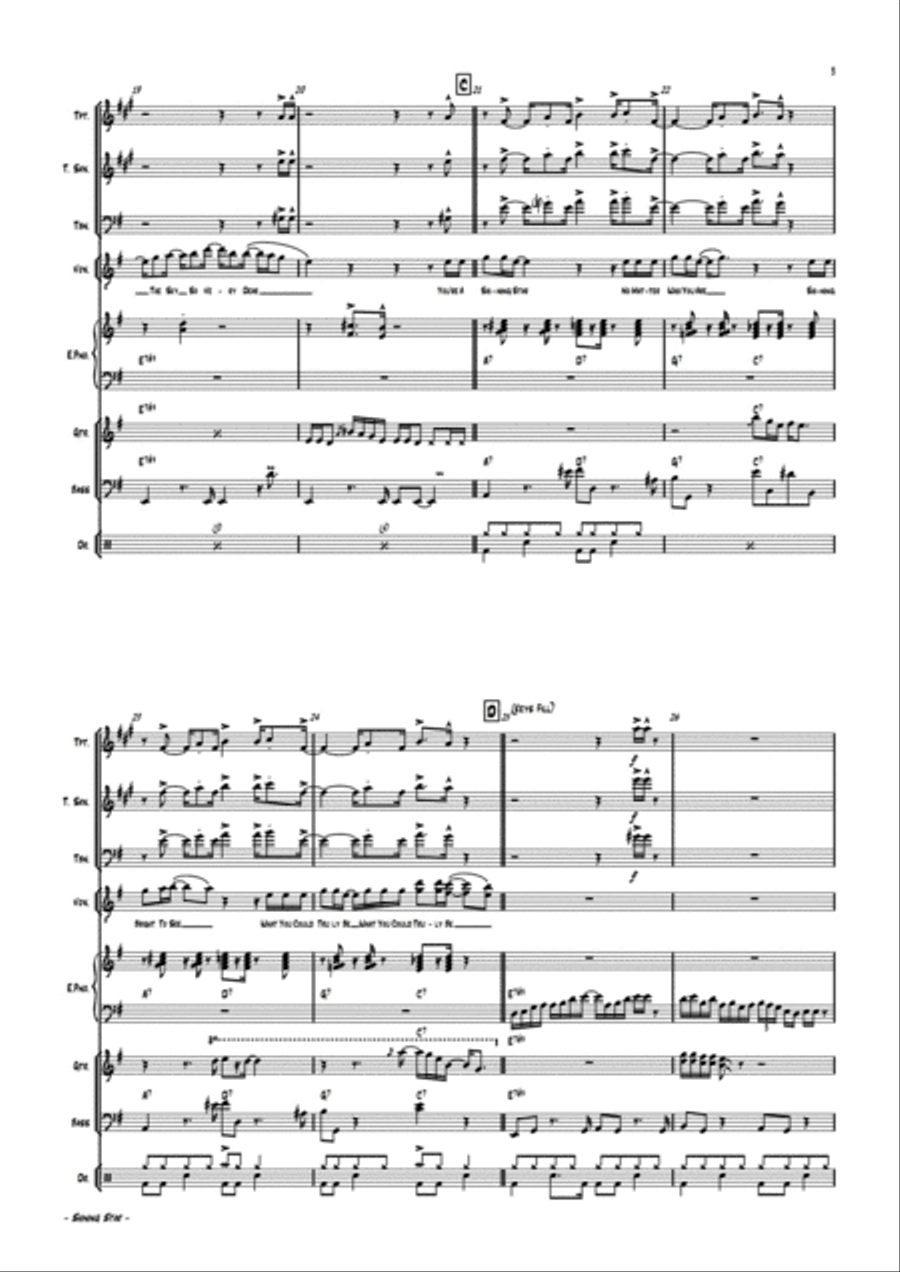 Shining Star Jazz Ensemble scores gallery preview page 6