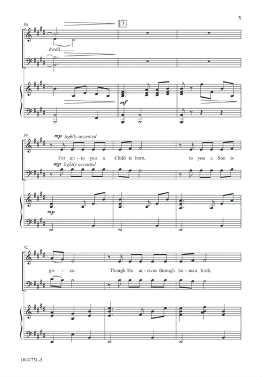 Come, Emmanuel! Come, Emmanuel! 4-Part scores gallery preview page 6