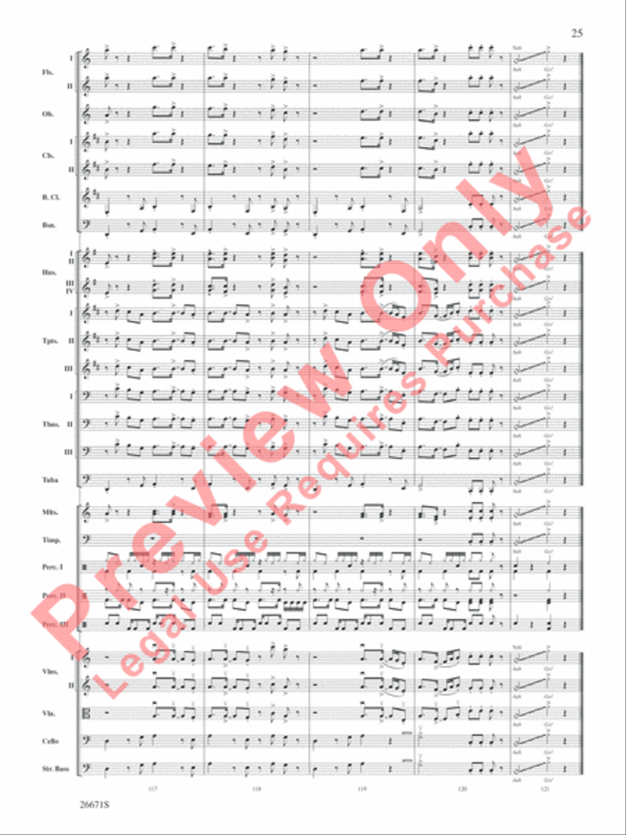 The Story of Mumble Happy Feet Full Orchestra scores gallery preview page 26