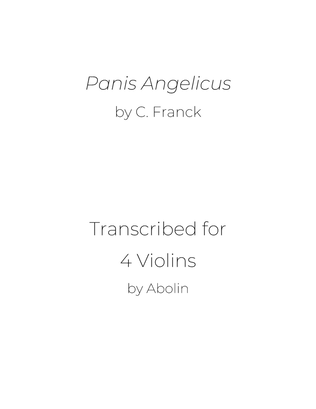 Book cover for Franck: Panis Angelicus - for Violin Quartet
