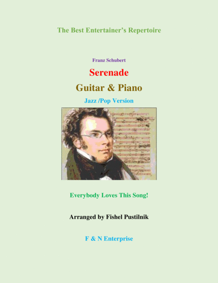 "Serenade" by Schubert-Piano Background for Guitar and Piano image number null