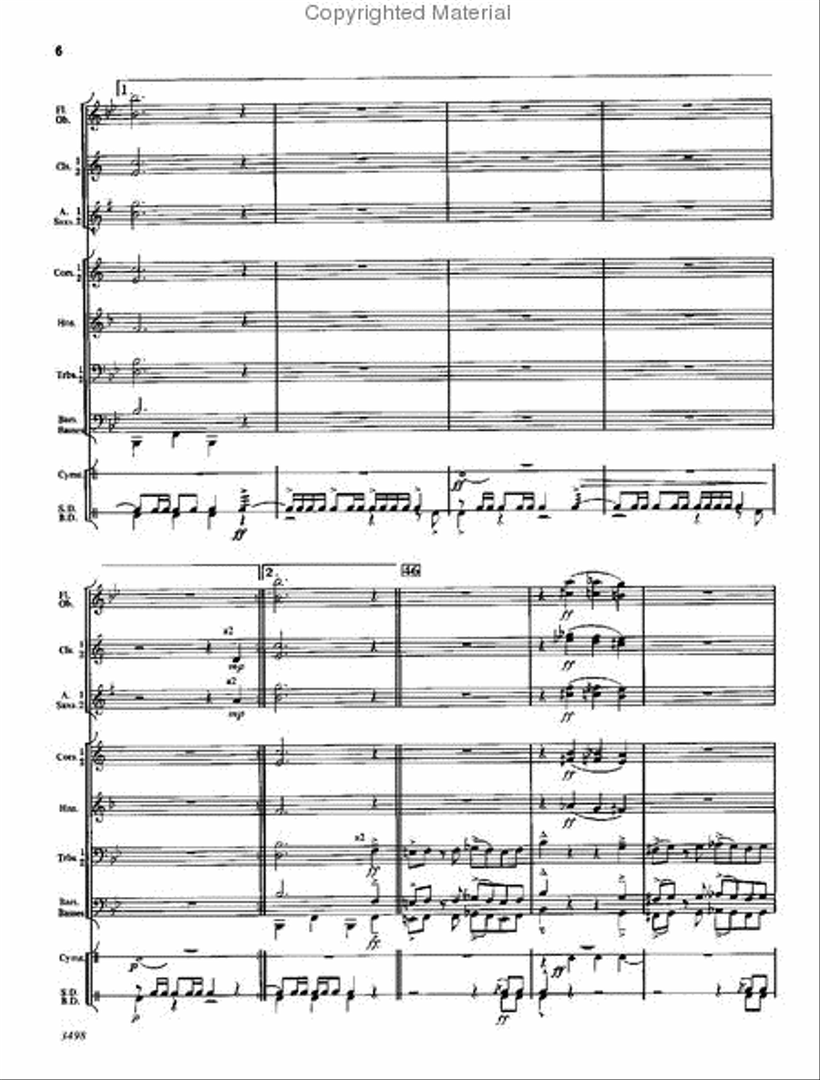 Eastern Seaboard Concert Band scores gallery preview page 6
