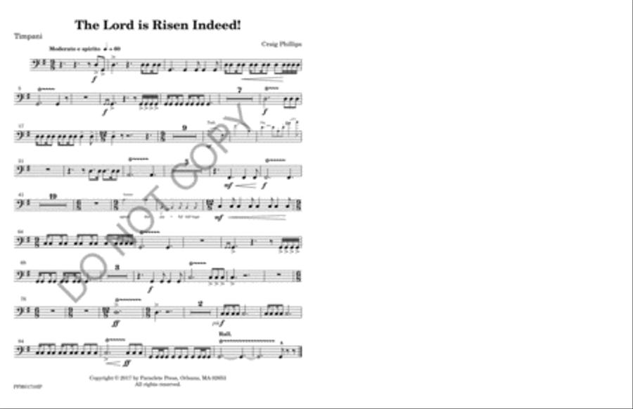 The Lord is Risen Indeed! Horn scores gallery preview page 16