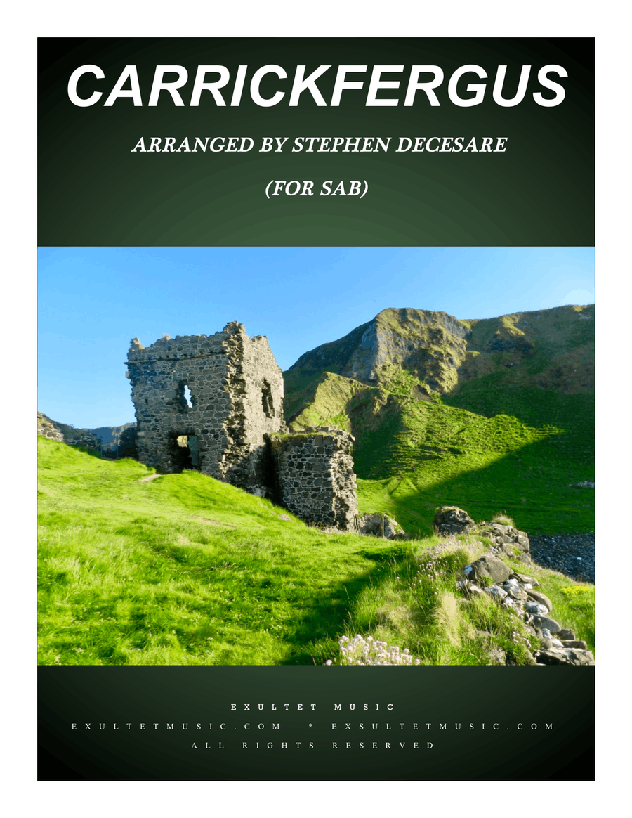 Carrickfergus (for SAB) 3-Part scores gallery preview page 1