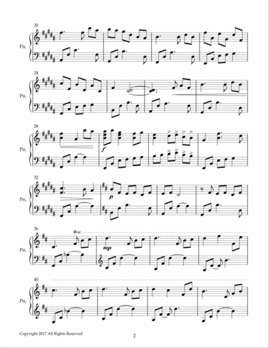 The Last Goodbye Piano Solo scores gallery preview page 2