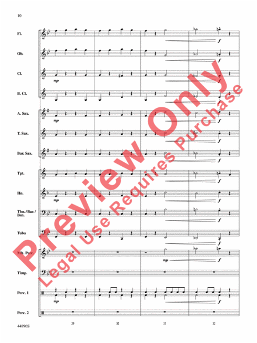 Promenade Promenade Concert Band scores gallery preview page 11