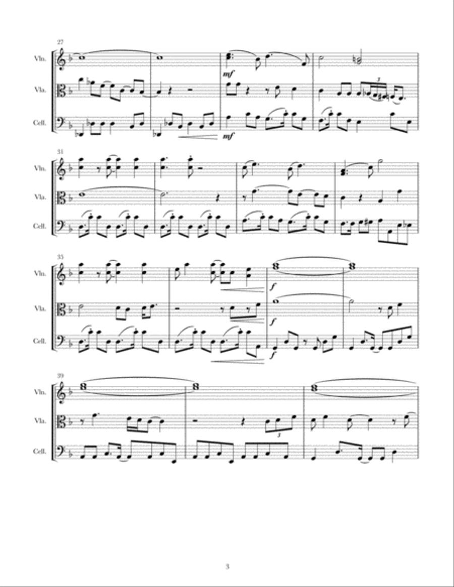 Let's Stay Together String Trio scores gallery preview page 3