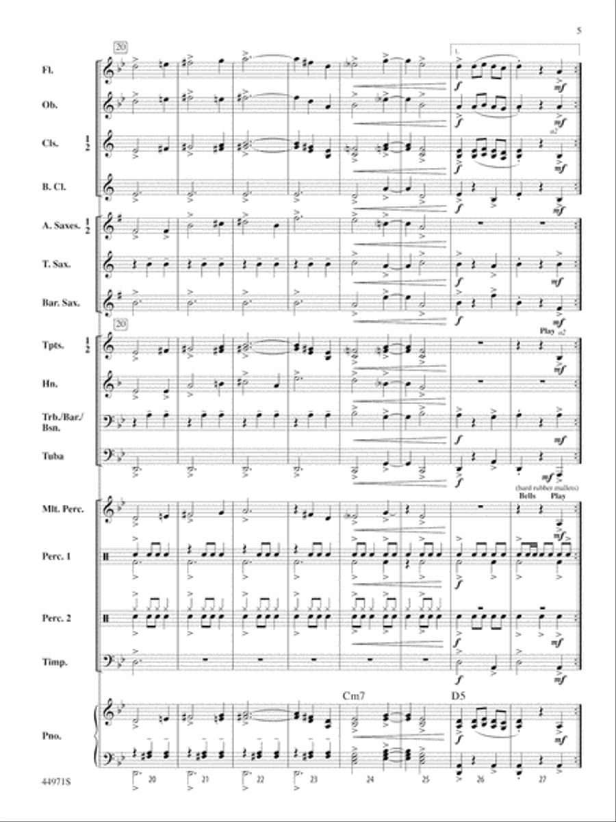 El Toro: Score Concert Band scores gallery preview page 5
