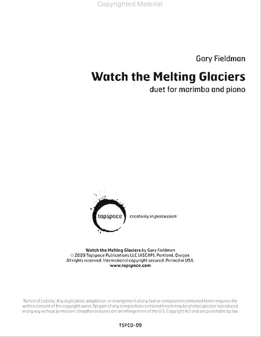 Watch the Melting Glaciers Piano Accompaniment scores gallery preview page 2