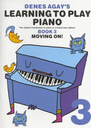 Book cover for Agay Learning To Play Piano 3 Moving On