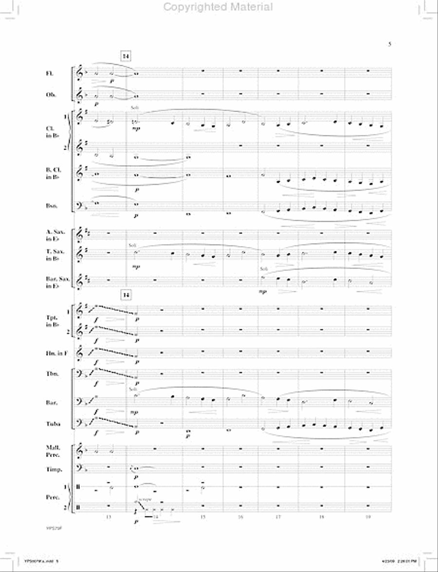 Whispering Pines Concert Band scores gallery preview page 6