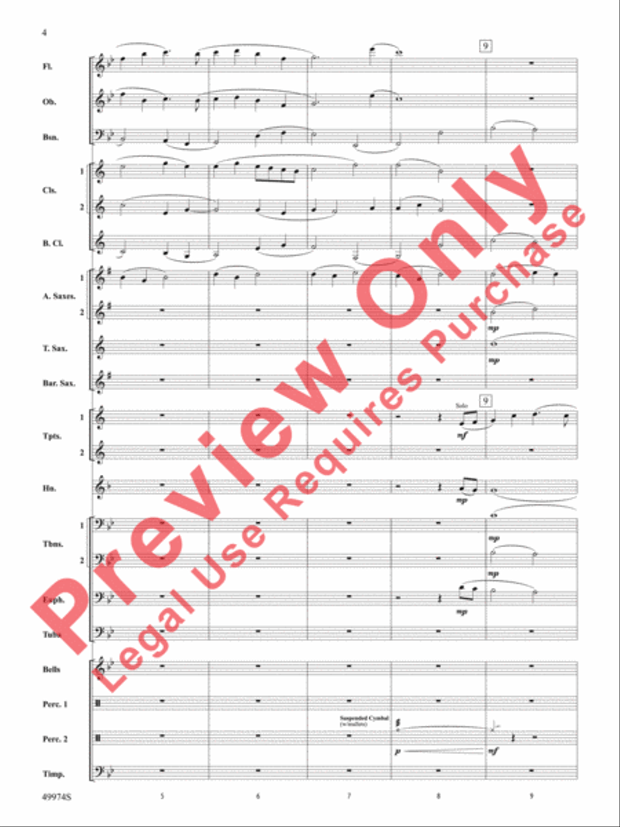 Carry On With Pride Concert Band scores gallery preview page 5