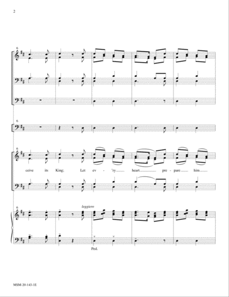 Joy to the World (Antioch) 4-Part scores gallery preview page 2