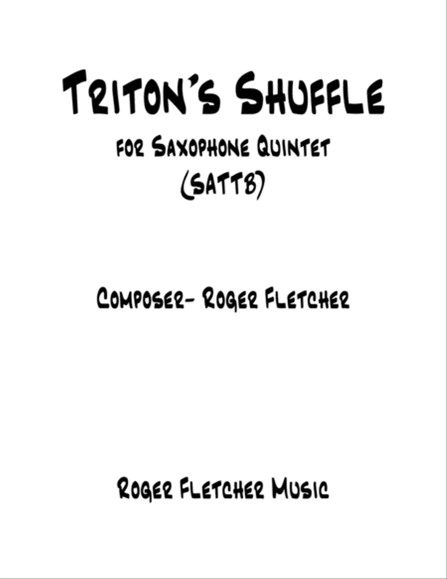Triton's Shuffle Triton's Shuffle Woodwind Quintet scores gallery preview page 1