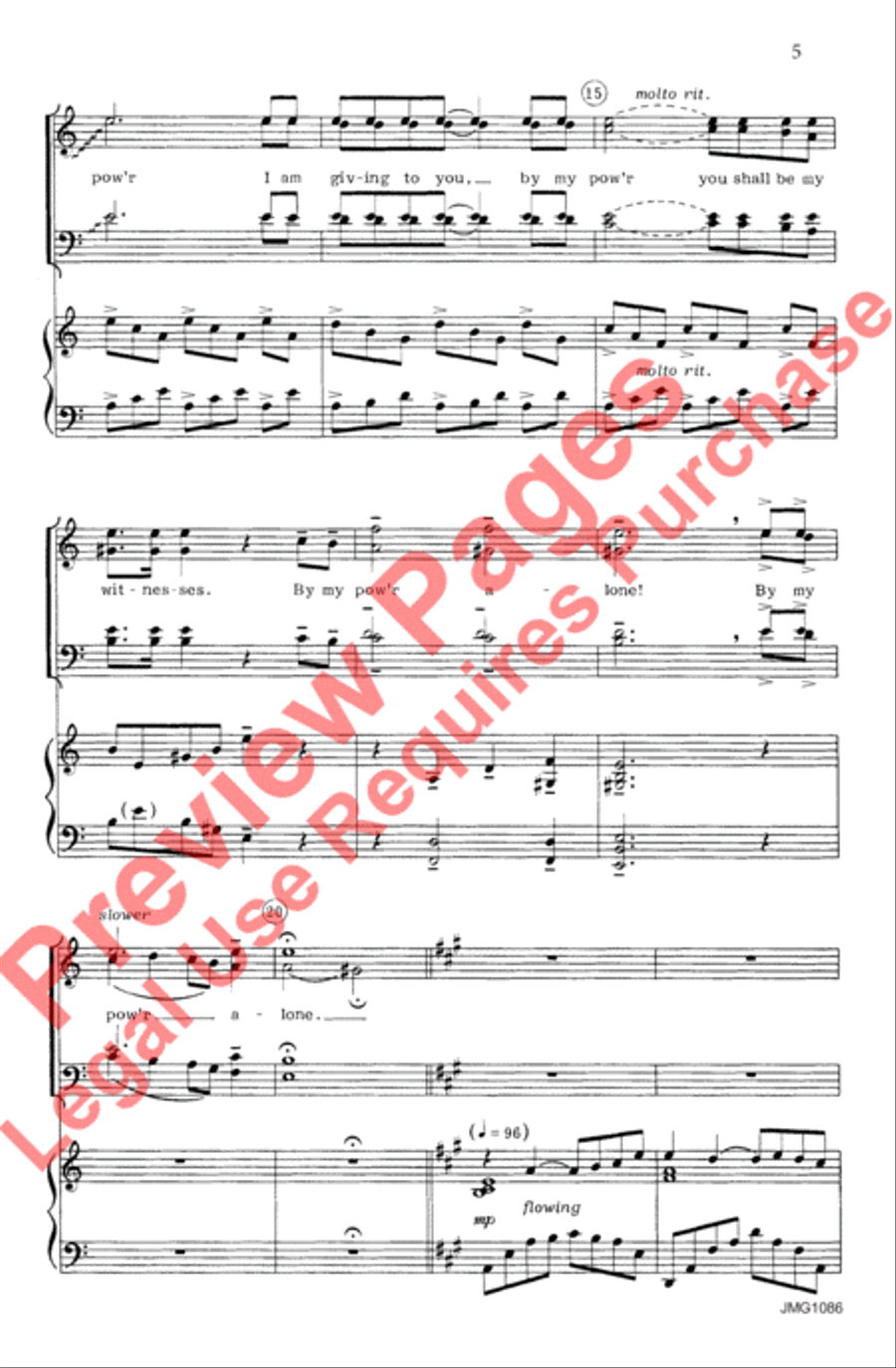 A Call to My People A Call to My People 4-Part scores gallery preview page 6