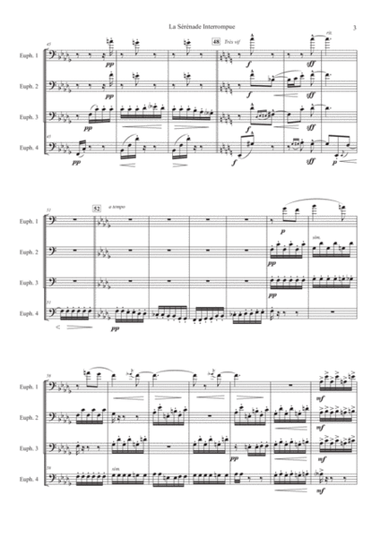 Three Debussy Preludes for Euphonium Quartet image number null