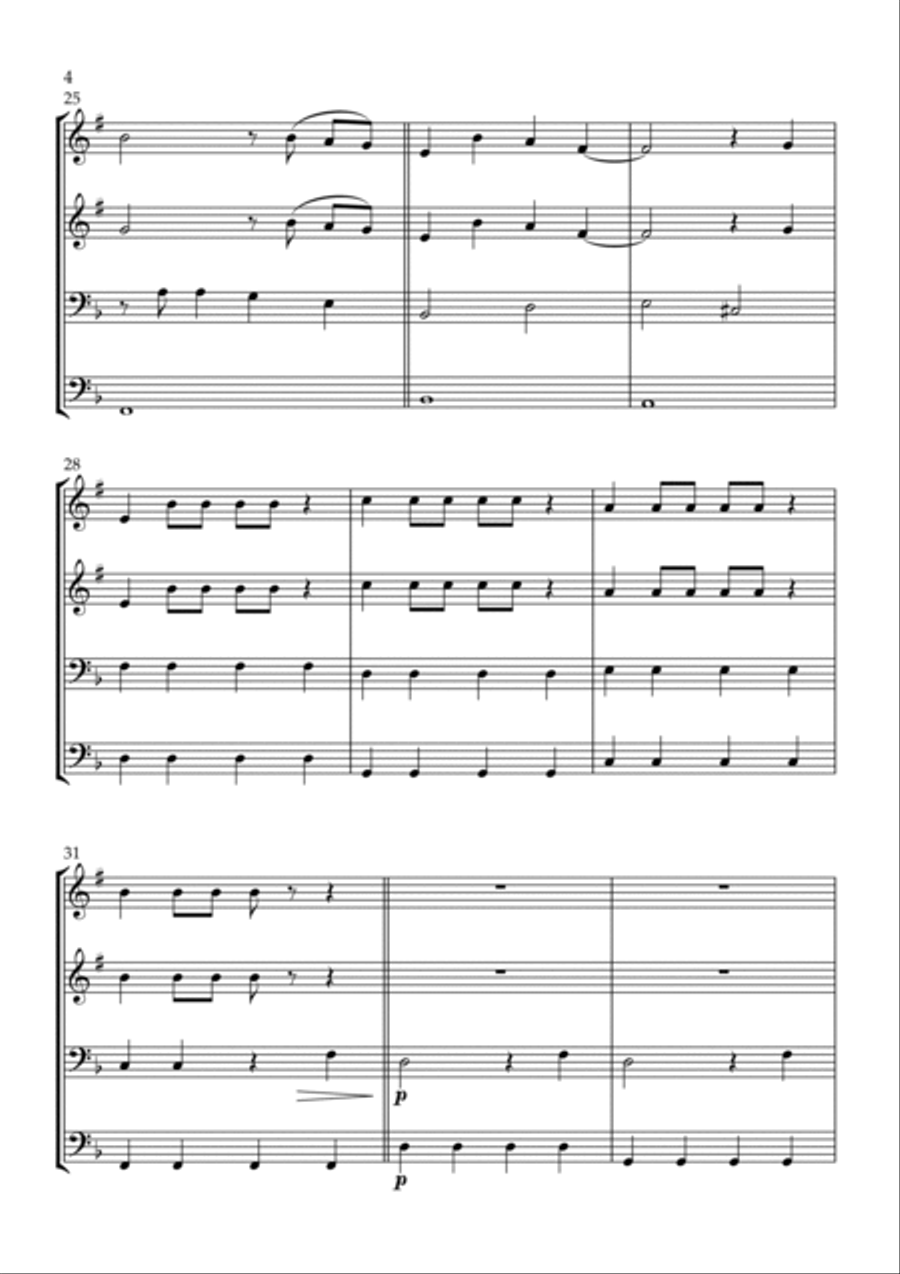 Flowers Flowers Trombone scores gallery preview page 4