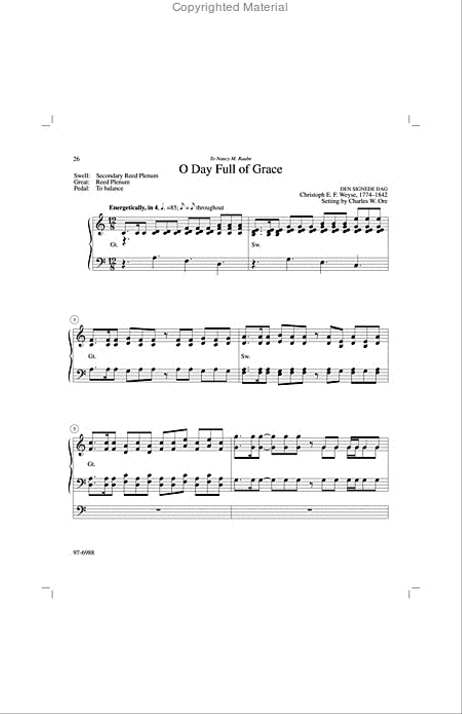 Eleven Compositions for Organ, Set VII Organ scores gallery preview page 7
