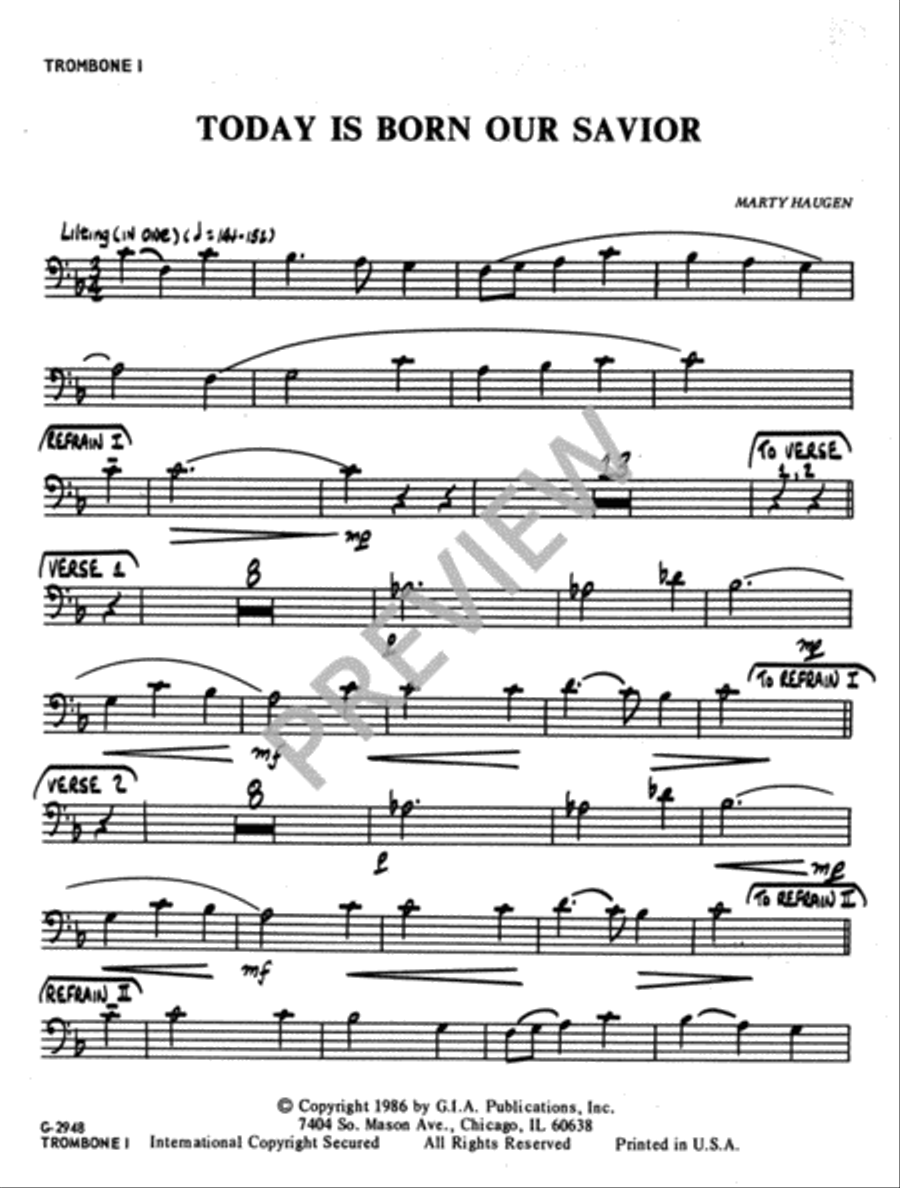 Today Is Born Our Savior - Instrument edition Handbell Choir scores gallery preview page 6
