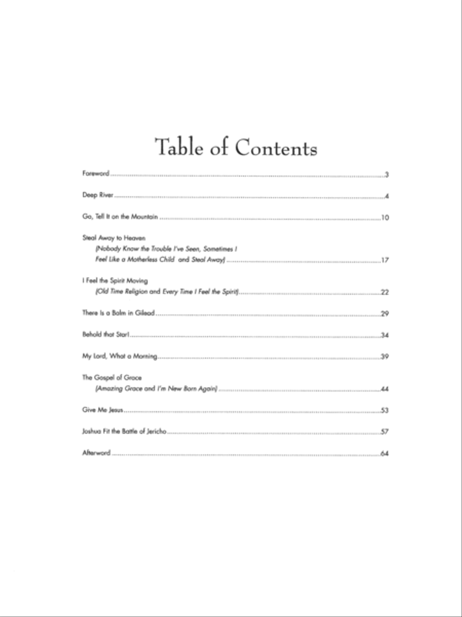 The Mark Hayes Vocal Solo Collection -- 10 Spirituals for Solo Voice