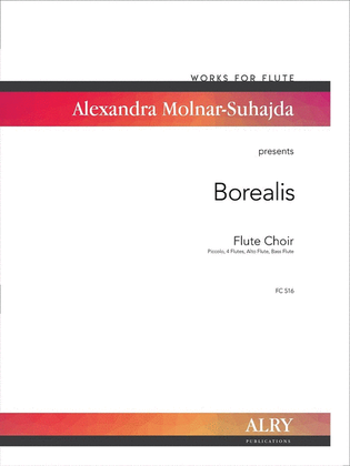 Book cover for Borealis for Flute Choir
