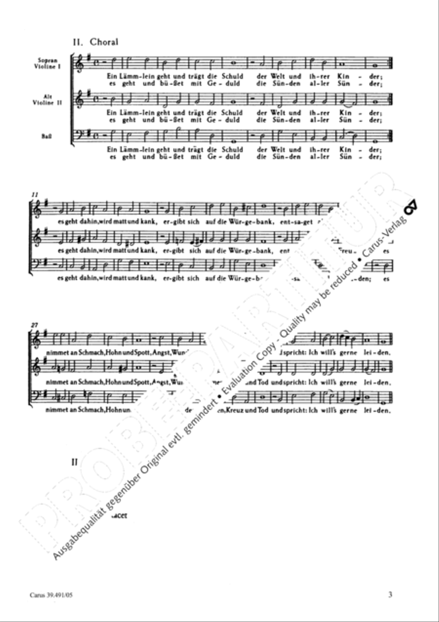 Look there, that is God's own lamb (I) (Siehe, das ist Gottes Lamm (I)) SA scores gallery preview page 4