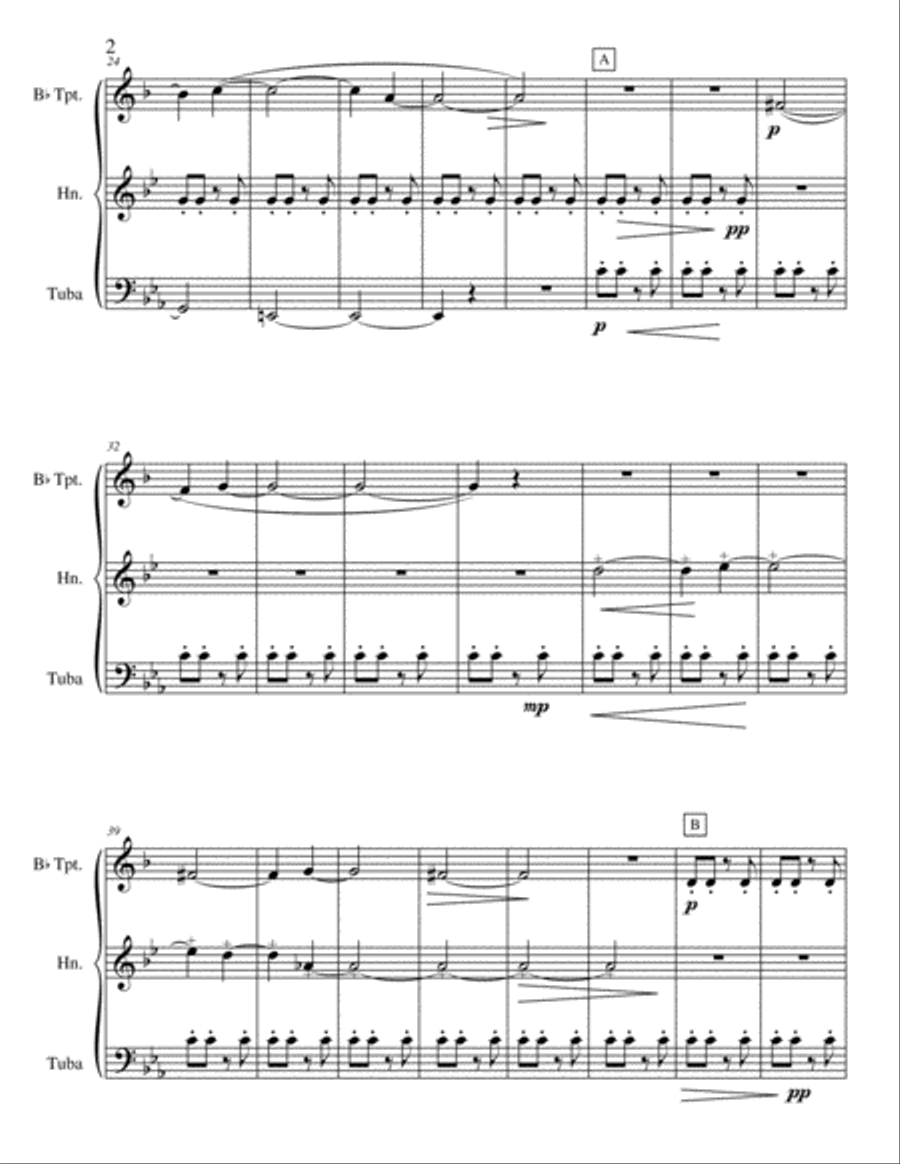3 Character Pieces 3 Character Pieces Horn scores gallery preview page 3