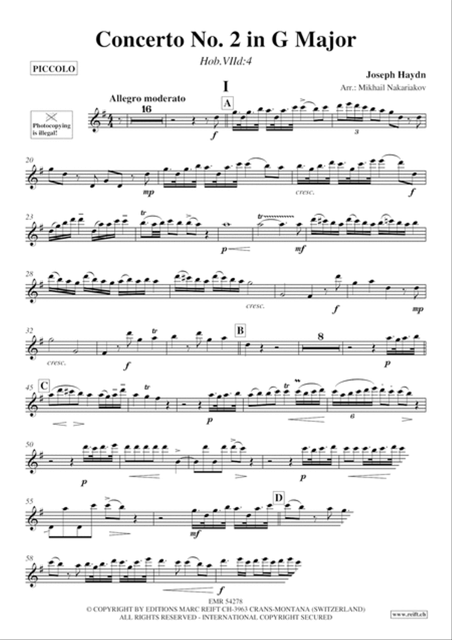 Concerto No. 2 Concerto No. 2 Piccolo scores gallery preview page 3