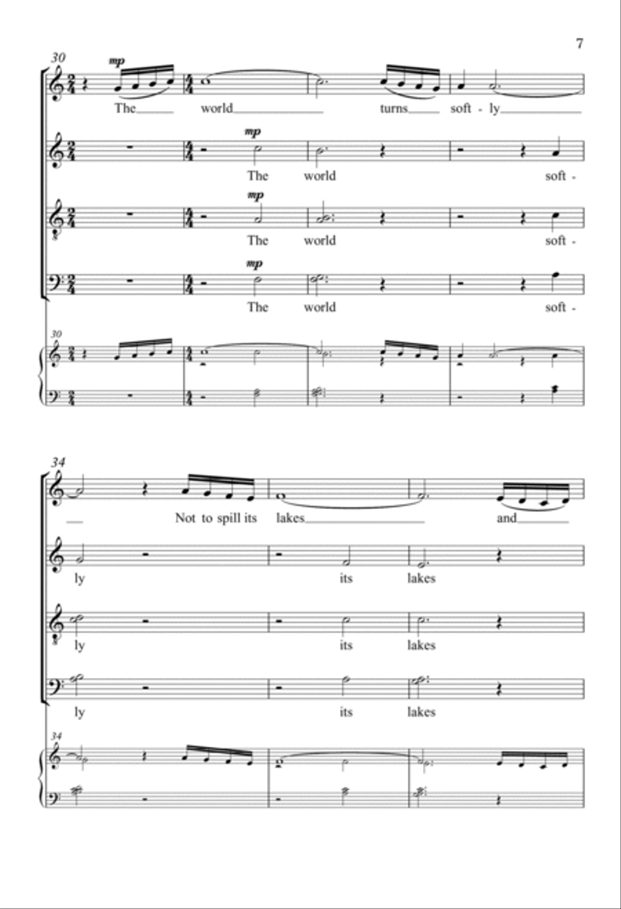 Water 4-Part scores gallery preview page 5