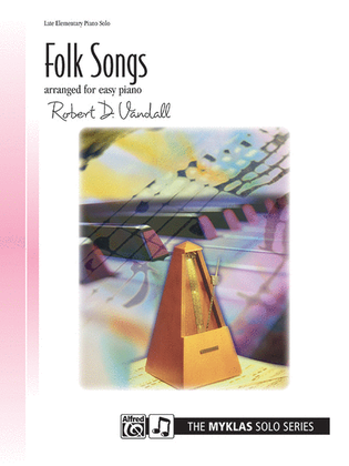 Book cover for Folk Songs for Easy Piano