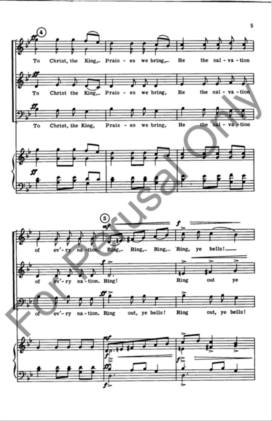 Ukranian Bell Carol Ukranian Bell Carol 3-Part scores gallery preview page 5